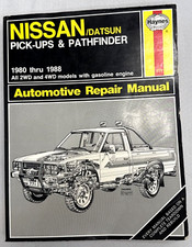 Haynes 771 NISSAN Datsun Pick-up Pathfinder Repair Shop Wiring Manual 1980-1988
