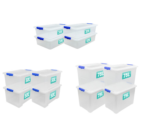 Set plastic storage - plastic, boxes