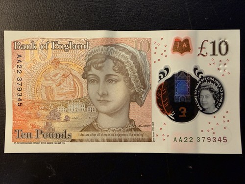 Aa22 note bank - £10, ✨