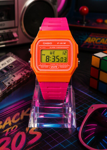 Casio retro 80s - f91, mod