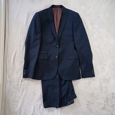 Next Skinny Fit Navy Blue Suit