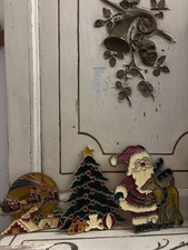 Vintage Stained Glass Xmas