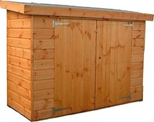 6ft x 3ft Wooden Garden Shed