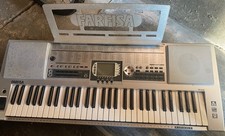 Farfisa TK88 Rare Vintage Keyboard Silver Not Tested Spares Or Repairs Organ
