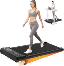 HomeFitnessCode Walking Pad Desk Treadmill Portable LED Display Adjustable Speed