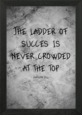 Quote by Napoleon Hill Framed