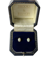 Opal Earrings 9ct Gold Fire
