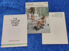 Tunturi Manual Fitness Measurement Guide Record Sheet Ergometer Vintage Exercise