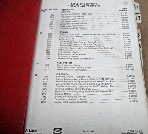 Case 4490 4690 4wd tractor - 4490,