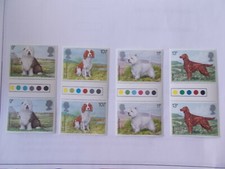 1979 Dogs Set of 4 in Unfolded