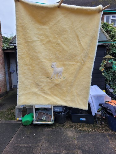 Vtg kamella baby blanket - baby,
