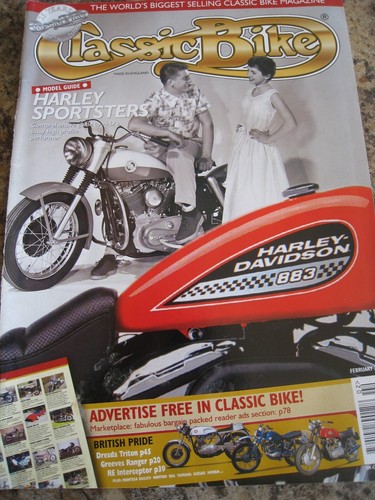 Classic bike feb 2003 harley - classic,