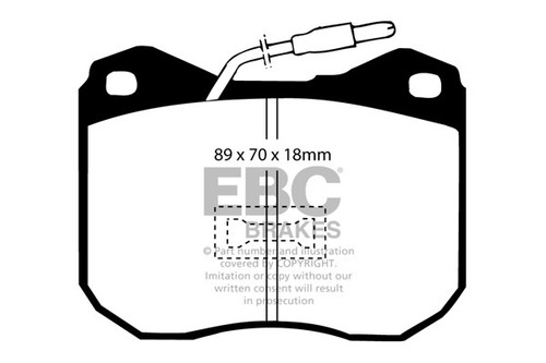 Ebc ultimax front brake - ultimax, pads