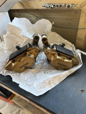 YAMAHA FZR400R FZR 400 EXUP 1WG FRONT BRAKE CALIPERS (1049)