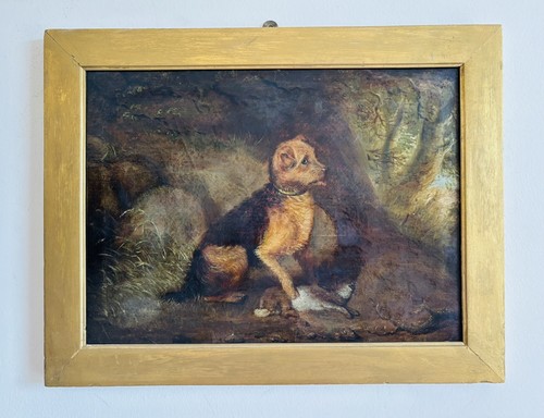 Antique victorian terrier - victorian, &
