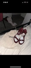 Zara Women's Burgundy Heels