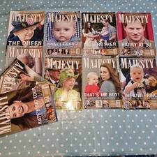 Majesty Magazines - 2014 11 Magazines /See Pictures For Individual Editions 