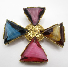 Art Glass Vintage Maltese