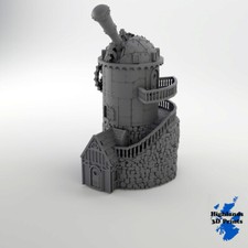 Observatory Scatter Terrain Tabletop Gaming DnD  3D Print 32/28/20/15/10mm