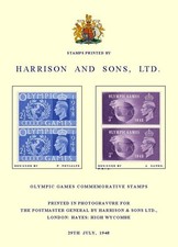 A set of 1948 Olympic Games Presentation Cards in Folder with Certificates