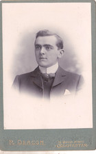 CABINET PHOTO GENTLEMAN PORTRAIT BY R. DEACON COLCHESTER