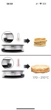 Electric Crepe Maker PM131 Pancake Maker Machine, Crepe Griddle Grill Pan