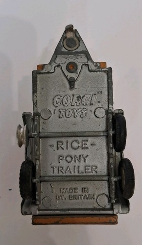 1960s corgi toys rice - rice, pony
