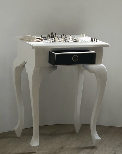 Chess table with storage - table,