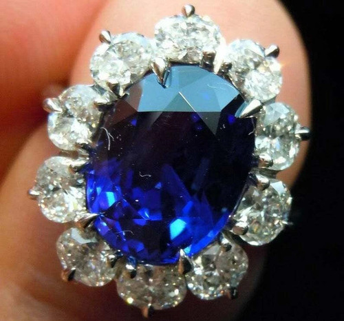 00ct oval cut natural blue - oval,