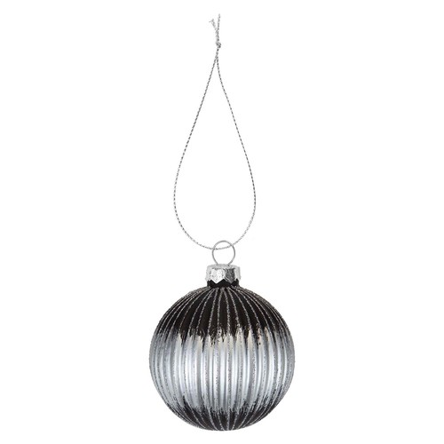 Christmas hanging glass bauble - glass,