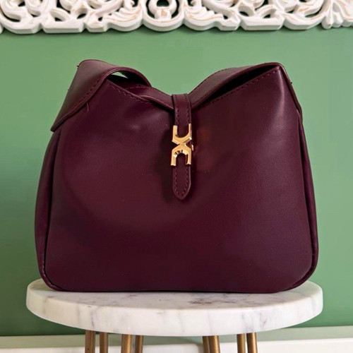 Charles keith burgundy faux - burgundy,