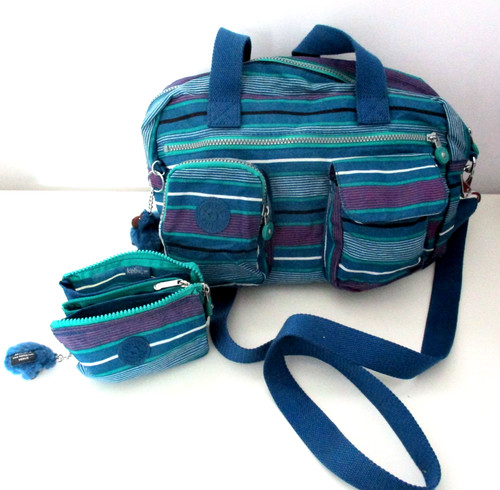 Multi stripe large - kipling, bag