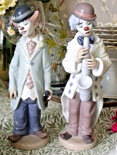 Lladro 5471 sad sax circus - 5471,