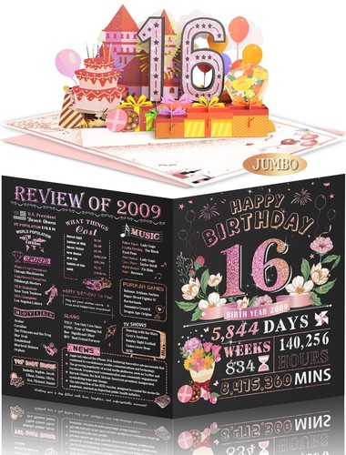 Sweet birthday card for - 16,