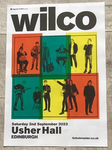 Wilco concert poster - wilco,