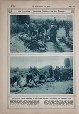1916 WWI WW1 PRINT CANADA'S