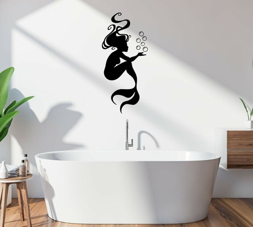 Mermaid bubbles wall - mermaid,