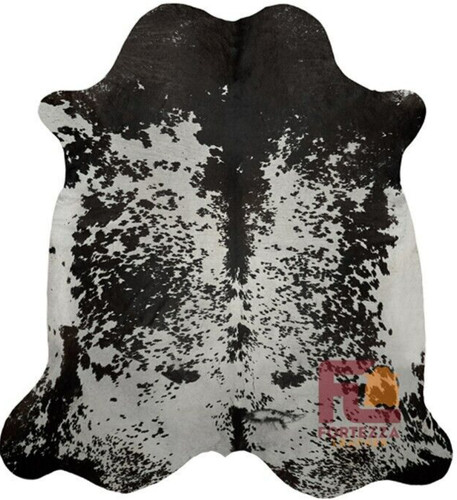 Cowhide rug black - rug,