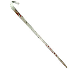 Glass Walking Stick Cane red