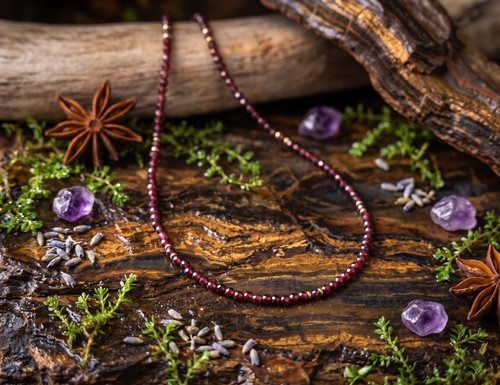 Natural rhodolite garnet - natural,