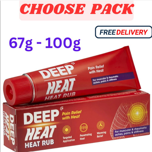 Deep heat cream fast pain - heat,