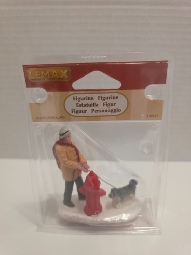 Lemax fire hydrant dog - dog, #52321