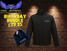 Mercedes AMG F1 style Birthday Bundle, Softshell Jacket + Beanie hat BNWT