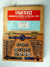 PRESTO STOCKS AND DIES SET No 374C    BA 0-10