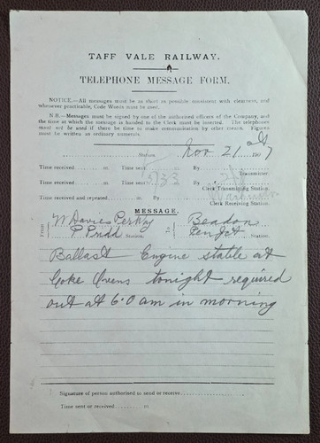 1907 taff vale railway - vale,