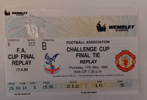 Unused ticket stub manchester - unused, stub-manchester