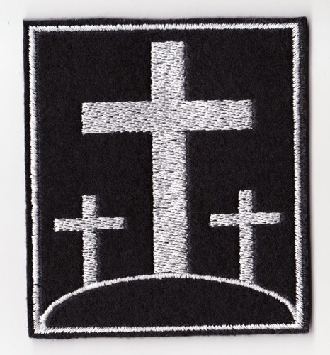 Three crosses christian - three, biker