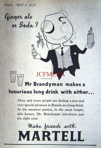 Martell brandy brandyman - 'mr, brandyman'