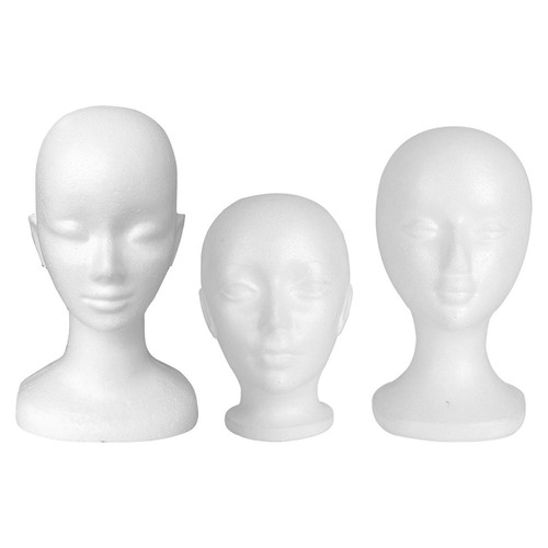 Mannequin head stand model diy - head,