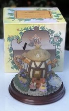 Minster Giftware Handmade Teapot House Cottage Squirrel In Garden